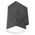 Kinkiet LVT LVT Twinda 1194 kinkiet lampa ścienna ogrodowa IP54 1x7,5W LED 4000K 420lm szary