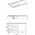 Umywalka RE041001068060 / ELITA / SKAPPA / UMYWALKA CERAMICZNA 100 BEZ OTWORU LEWA (60+40) WHITE / 146036 /