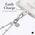 Case-Mate Kate Spade New York Universal Phone Charm Wristlet - Uniwersalna smyczka do telefonu (Dazzle Chain Silver)
