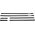 MTuning Listwy boczne czarne zestaw 6 sztuk BMW 5 E39 1995-2003