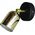 Kinkiet TKKRYWULT Tk Lighting Top 6030 kinkiet plafon lampa ścienna sufitowa spot 1x10W GU10 czarny/złoty