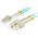 Lanberg Patchcord światłowodowy Lanberg MM LC/UPC-SC/UPC DUPLEX 3.0MM OM3 50/125 LSZH 2m aqua