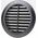 Κάλυμμα αερισμού AWENTA Awenta Classic T74CZ Mini-Awent Fi60 μαύρο 13685318 5905033315334