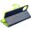 Kabura Fancy Book do SAMSUNG S20 FE / S20 FE 5G granatowy / limonka
