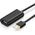 Kabel USB Ugreen USB-A - USB-A 10 m Czarny (UGR403BLK)