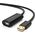 Kabel USB Ugreen USB-A - USB-A 10 m Czarny (UGR403BLK)