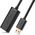 Kabel USB Ugreen USB-A - USB-A 10 m Czarny (UGR403BLK)