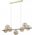 Lampa wisząca TKKRYWULT Tk Lighting Estera 5668 lampa wisząca zwis modern belka szklane klosze 7x6W G9 złota/bursztynowa