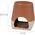 Homea Ceramiczny kominek na tealight i wosk zapachowy, 10,5 cm