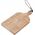 Deska do krojenia Home Styling Collection Deska do krojenia z drewna mango, z uchwytem, 10 x 19,5 x 1,3 cm