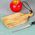 Deska do krojenia Home Styling Collection Deska do krojenia z drewna mango, z uchwytem, 10 x 19,5 x 1,3 cm