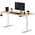 Biurko SENSE7 elektryczne Nojo 140x70 cm White Pine