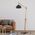 Lampa podłogowa TK Lighting Tk Lighting Oslo 5582 lampa stojąca podłogowa 1x15W E27 czarna/drewniana