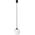 Lampa wisząca TKKRYWULT Tk Lighting Martin 4910 lampa wisząca zwis ball kula szklany klosz 1x6W G9 czarna/biała