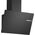Okap Bosch Bosch Serie 2 DWK65DK60 okap kuchenny Naścienny Czarny 430 m³/h A