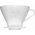 Melitta Melitta porcelanowy dripper do kawy 1x4 - Biały