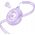 Ακουστικά Hoco Ασύρματα ακουστικά bluetooth HOCO TWS EW71 μωβ 14116919 6942007629171