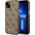 Guess Etui Guess do iPhone 14 6,1" brązowy/brown hard case 4G Vintage Gold Logo