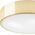 Lampa sufitowa Lamkur Lamkur Dante 43883 plafon lampa sufitowa nowoczesny metalowy szklany klosz 1x60W E27 złoty/biały