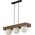 Lampa wisząca Sigma Sigma Bloom 33665 lampa wisząca zwis 3x12W G9 drewniana/biała 14158697 5905143284964
