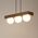 Lampa wisząca Sigma Sigma Bloom 33665 lampa wisząca zwis 3x12W G9 drewniana/biała 14158697 5905143284964