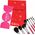 Makeup Revolution IBRA_SET pędzle do makijazu 8szt. + cienie do powiek 5szt.