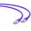Gembird RJ-45/RJ-45 kat.6a S/FTP Fioletowy 1m (PP6A-LSZHCU-V-1M)