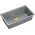 GraniteQ LOGAN 110 νεροχύτης GraniteQ ασημί πέτρινος νεροχύτης 76x44x23,5 cm 1-μπολ σε εσοχή με χειροκίνητο σιφόνι χρυσό 12945711 5905505500107