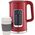 PLATINET CZAJNIK KETTLE LCD DISPLAY 1,7L 5 TEMPERATURE SETTINGS + 450 ML TRAVEL MUG, BURGUND RED [45979]