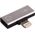 Adapter USB Akyga Lightning - Lightning x2 Srebrny  (AK-AD-64)