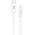Kabel USB Dudao Dudao kabel USB Typ C - Lightning 18 W 1 m Power Delivery biały (L6X white)