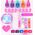 Canenco Create it! zestaw pachnący make-up i manicure z brokatem