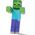 Mega Creative MINECRAFT BLADEZ zbuduj figurkę Zombie MC85741