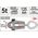 Yato Klamra blacharska samozaciskowa 5t 20x42/125mm S45 (YT-2542)