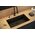Zlewozmywak GraniteQ LOGAN 110 GraniteQ zlewozmywak pure carbon 76x44x23,5 cm 1-komorowy podwieszany z syfonem manualnym złoty