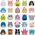 Orbico *****Squish-a-longs JAS SQAL 25pak W1 55289