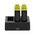Telesin 3-slot charger for GoPro Hero 9 / Hero 10 + 2 batteries (GP-BTR-903-B) 6972860179803
