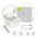 Baseus Bowie WM02 TWS headphones (white) 6932172609672