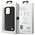 Original Case IPHONE 16 PRO BMW Hardcase Signature Leather Crossing Lines Pattern (BMHCP16L23RCGPK) black 3666339323547