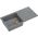 Zlewozmywak GraniteQ EVAN 146 XL GraniteQ zlewozmywak z syfonem Push 2 Open 1-komorowy z/o (1000x500x210| kom. 420x480) silver stone / elementy miedziane
