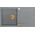 Zlewozmywak GraniteQ EVAN 111 GraniteQ zlewozmywak z syfonem Push 2 Open 1-komorowy z/o (860x500x210) silver stone / elementy miedziane