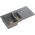 Zlewozmywak GraniteQ EVAN 156 GraniteQ zlewozmywak z syfonem Push To Open 1,5-komorowy z/o (1000x500x210| kom. 420x480) silver stone / elementy miedziane