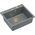 Zlewozmywak GraniteQ MORGAN 110 GraniteQ zlewozmywak silver stone z syfonem Push To Open kol. złoty 1-komorowy b/o + zaczepy 4 szt