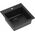 Zlewozmywak GraniteQ PETER 110 GraniteQ zlewozmywak granitowy pure carbon 1-komorowy z/o (50x52x20) z syfonem pure carbon
