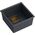 Zlewozmywak Quadron DAVID 40 GraniteQ black diamond/elementy miedziane
