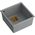 Zlewozmywak Quadron DAVID 40 GraniteQ silver stone/elementy miedziane