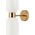 Italux Italux Monza WL-57602-1-BRO επιτοίχιο φωτιστικό τοίχου 2x40W E27 λευκό/χάλκινο 13685325 5902854538461