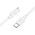 Kabel USB Hoco HOCO kabel Typ C do Typ C PD 6A 100W X96 1 m biały
