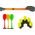 Tarcza Gra W Rzutki Na Rzepy Dart 36 cm LEAN Toys