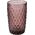 Szklanka z różowego szkła, AURORA, 300 ml